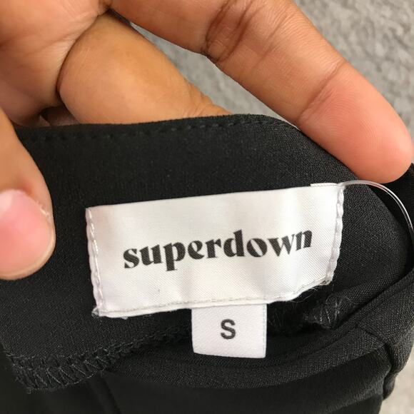 Superdown Greta Zip Up Dress - Black, Size Small - NWT - Picture 5 of 12